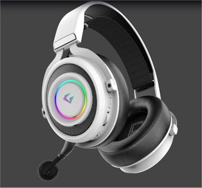 Gameagle GE2010 Step Hunter S1 RGB  Kablosuz Mikrofonlu Oyuncu Kulaklığı Beyaz