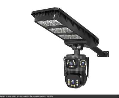 INOX-X18 DUAL LENS SOLAR LAMBA ESİM 4G KAMERA