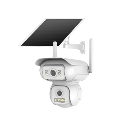 Joysee SW2 6Mp 2x2.8mm AOV Solar Wifi İki Kamera 4IR+4Led PTZ