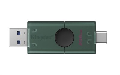 Kingston DTDEG2-256GB 256GB USB-A + USB-C 3.2 Gen 1 DataTraveler DuoG2 Flash Bellek