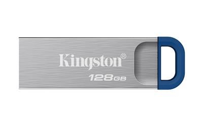 Kingston DTKNG2-128GB 128GB DataTraveler Kyson 220MB-s Metal USB 3.2 Gen 1 Flash Bellek