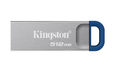 Kingston DTKNG2-512GB 512GB DataTraveler Kyson 220MB-s Metal USB 3.2 Gen 1 Flash Bellek