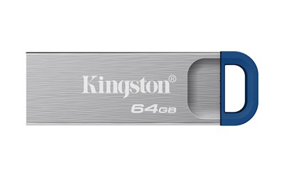 Kingston DTKNG2-64GB 64GB DataTraveler Kyson 220MB-s Metal USB 3.2 Gen 1 Flash Bellek