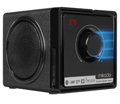 Mikado BT-236 3W+3W Siyah SD+MMC+( FM RADYO) Destekli Bluetooth Müzik Kutusu Aux Grişli Şarjlı