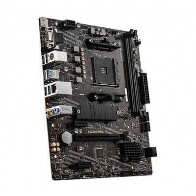 Msi A520M PRO Amd A520 Soket AM4 DDR4 4600 MHz(OC) M.2 Anakart