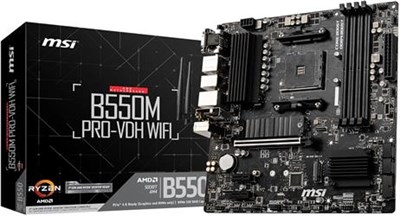 Msi B550M PRO-VDH WiFi 4400mhz(OC) M.2 AM4 mATX Anakart