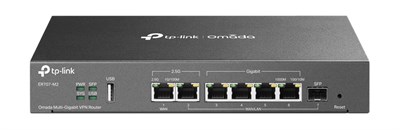 Omada Tp-Link ER707-M2 Gigabit Multi-WAN 2X 2.5G Port 6X Wan Port SDN VPN Router