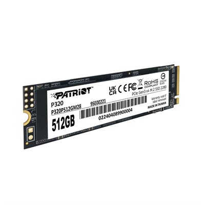 Patriot 512GB P320 3000-2200MB-s NVMe M.2 SSD (P320P512GM28) Ssd Disk