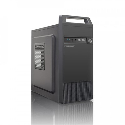 PowerBoost VK-V02m 350w Kulplu USB 3.0 Micro ATX Siyah Kasa