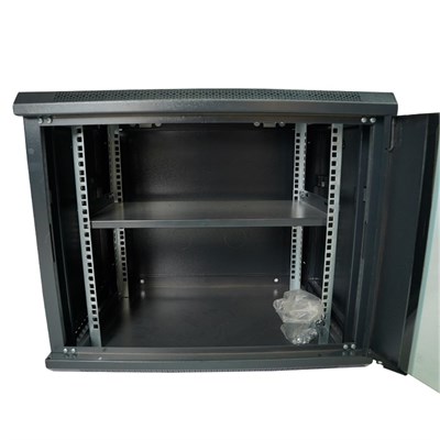 Racksan MT-6609S 9U Duvar Tipi Kabinet (500-600-600) Raf+Fan+Priz