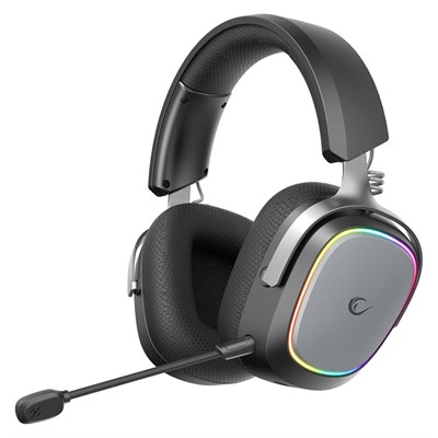 Rampage RETSU Siyah-Gri Kablosuz 2.4G+ Bluetooth Earpad Mikrofonlu Oyuncu Kulaklığı