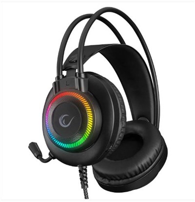 Rampage RM-K27 X-JAMMER Rainbow Ledli PC USB 3.5M PS4-XBOX-Mobile Gaming Oyuncu Mikrofonlu Kulaklık