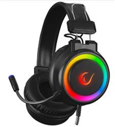 Rampage SN-R10 ALQUIST Siyah 3,5mm RGB Gaming Oyuncu Mikrofonlu Kulaklık