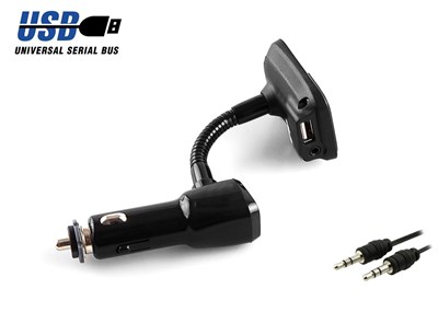 S-link SL-FM65 Hafızasız mp3 Transmıtter 2.1a Usb Şarj Portlu Usb Micro Sd Kart Destekli Kumandalı