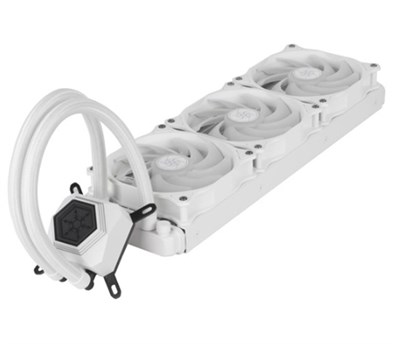 SilverStone SST-PF360W-ARGB-V2 ARGB Intel-AMD Uyumlu,360mm Radyatörlü, Sıvı İşlemci Soğutucu Beyaz