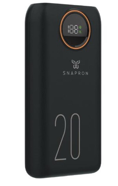 Snapron SNP-3013 20.000 Mah LCD Ekran Dahili Kablolu 22.5w Hızlı Şarj Powerbank