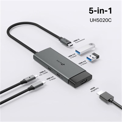 Tp-Link UH5020C USB Type C Docking Station 5 Port ( USB-C PD + USB C + HDMI + USB 3.0 X2 )