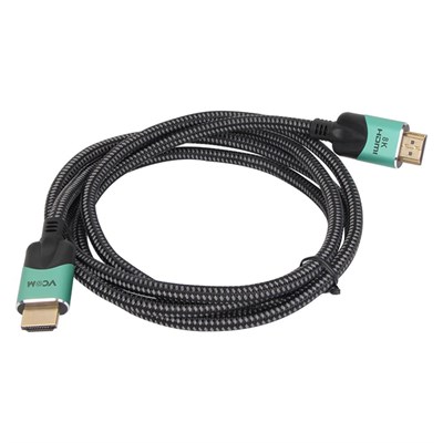 Vcom CG865-1.5 Siyah Gümüş 1.5MT 2.1V Hdmi-M-Hdmi-M Kablo