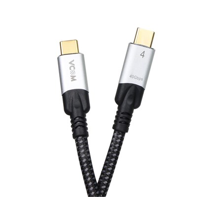 Vcom CU560-1.2 Type-C to Type-C 1,2m 40Gbps USB4 5A Şarj Kablosu