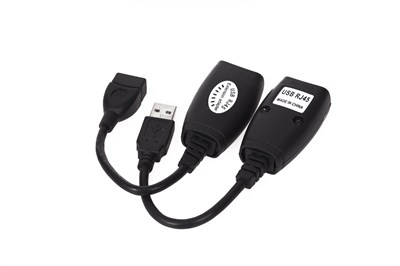 Vcom CU824 USB RJ45 Extender Plastik 45m Uzatıcı