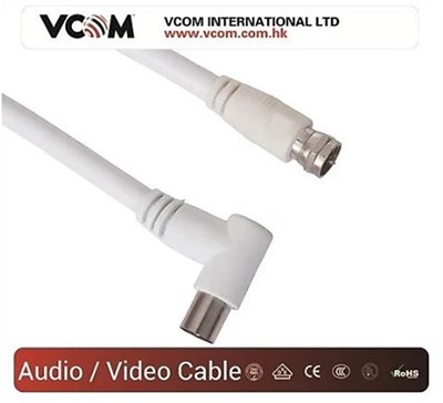 Vcom CV612 10mt Analog Tv RG6 Uydu Kablo