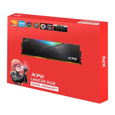 XPG 16GB-2 Lancer RGB DDR5 6000MT-s PC5-48000 CL 30-40-40 1.35V Soğutuculu PC Ram