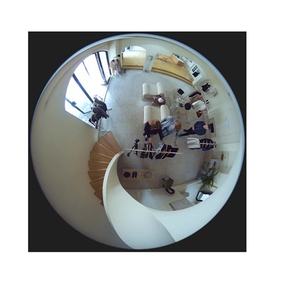 FE-P - 6 MP 360° Panoramik İç Ortam Fisheye Kamera (Çift yönlü ses&Dahili Siren)