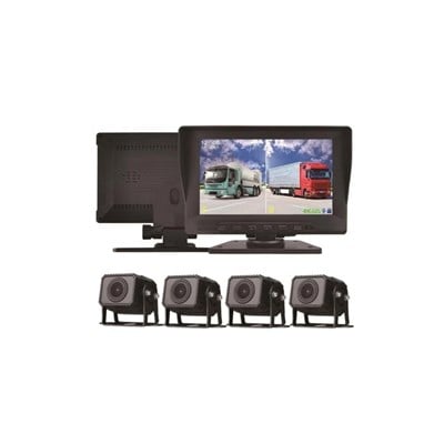 X615 7İNÇ AHD 4 KAMERALI KAYITLI ARAÇ SETİ