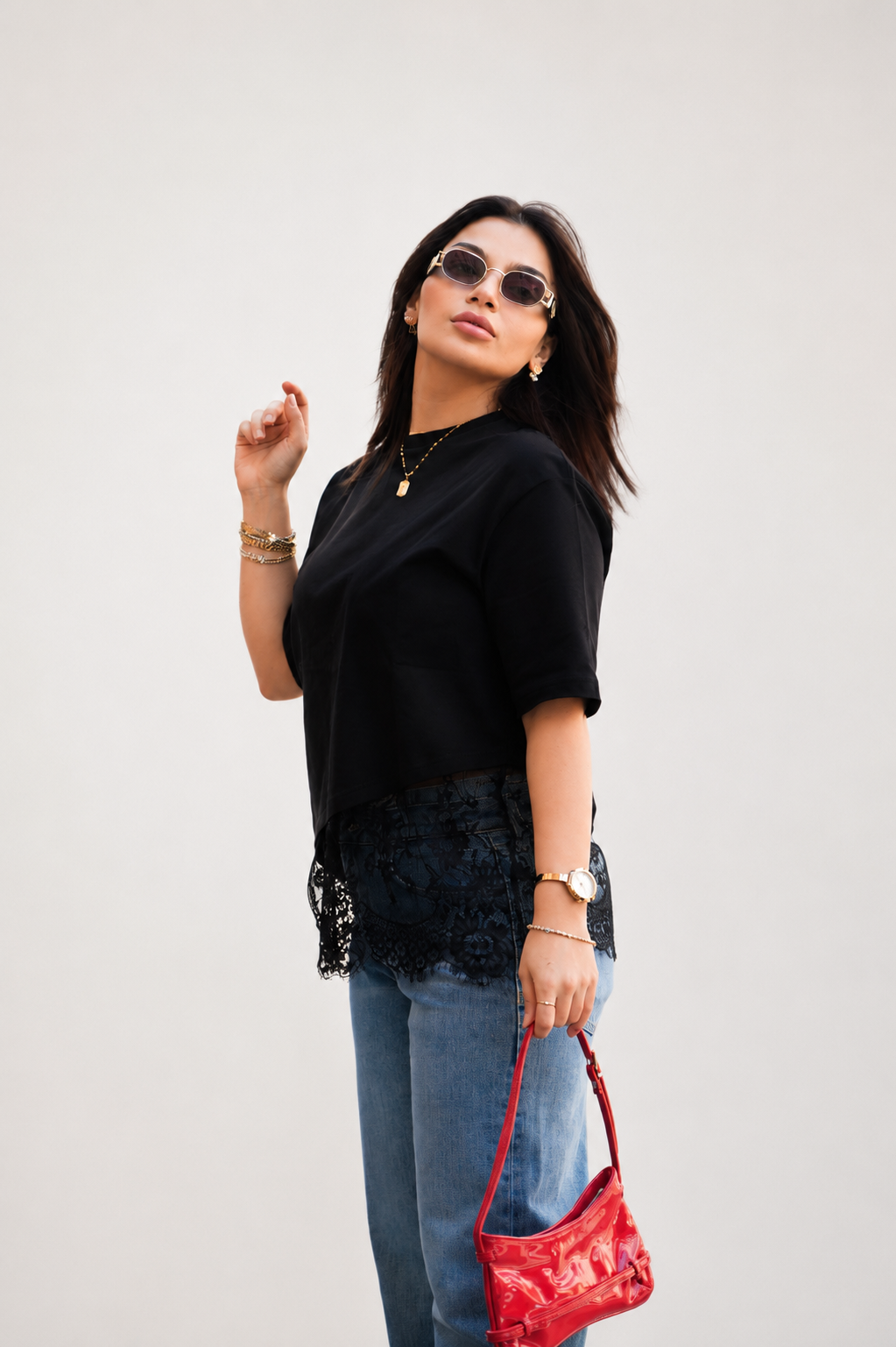 Gigi Dantelli Tişört