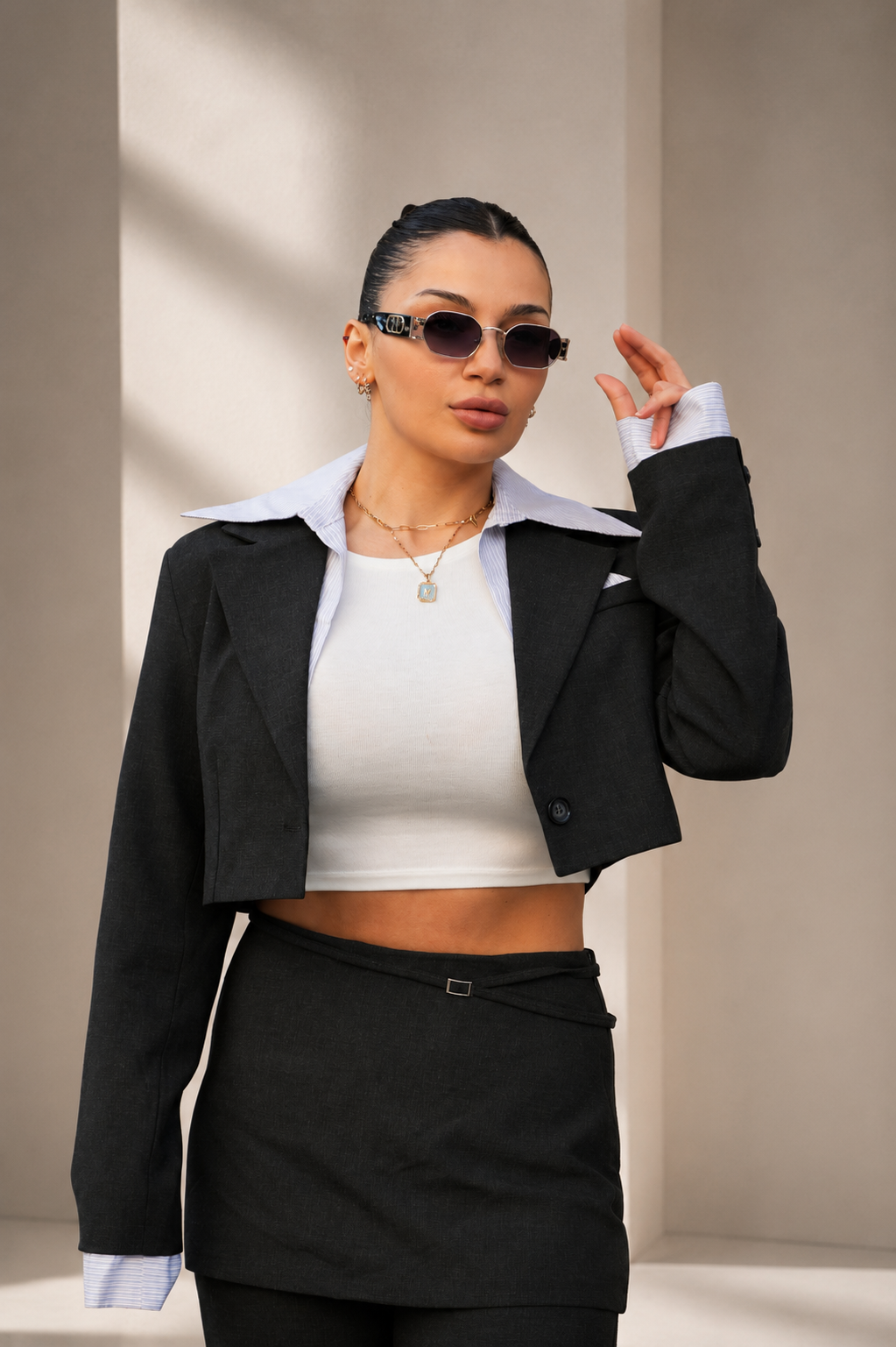 Monroe Etekli Pantolon Blazer Takım