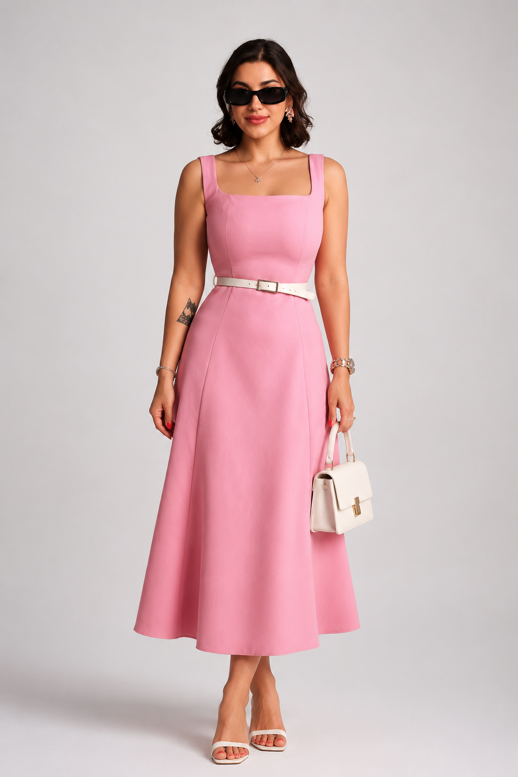Sunset Pembe Elbise