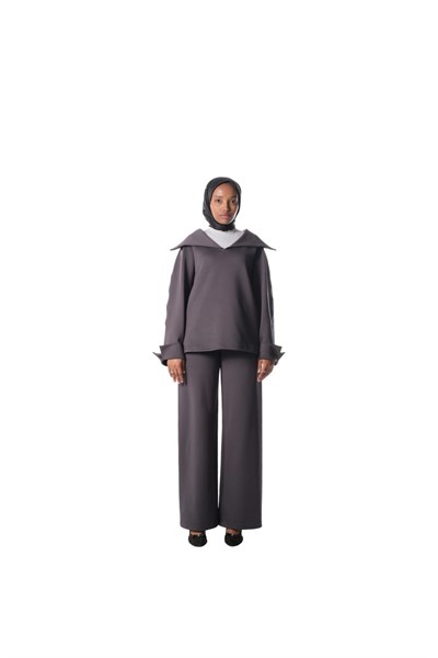 Collared Top KADIN YAKA DETAYLI ÜST