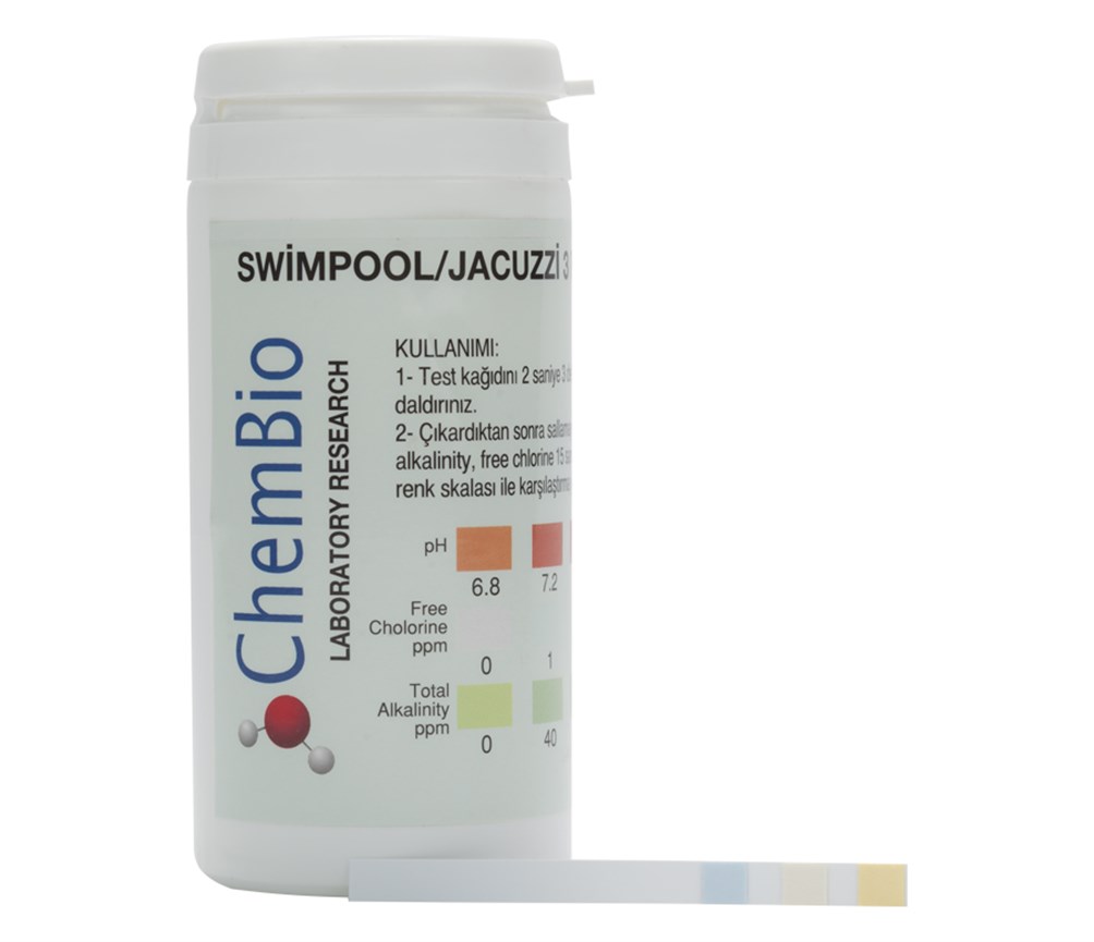 Havuz Suyu Test Şeridi 5li