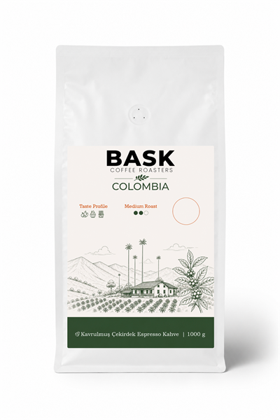 Espresso Çekirdek Kahve | Colombia 1000g