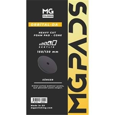 MG PADS Heavy Cut Foam Pad-Cone 175/155x25 mm-Dark grey
