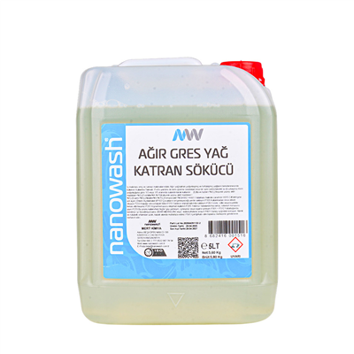 Nanowash Ağır Gres Yağ Katran Sökücü 5 Lt