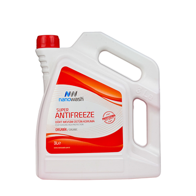 Nanowash Super Antıfreeze Organıc Kırmızı 3 Lt