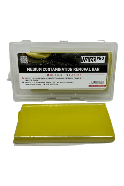 VALET PRO YÜZEY TEMİZLEYİCİ KİL - YELLOW CLAY 100GR EC18 MEDIUM
