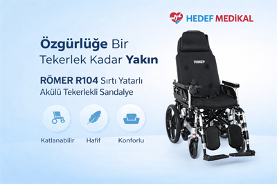 RÖMER R104 Sırtı Yatarlı Akülü Tekerlekli Sandalye