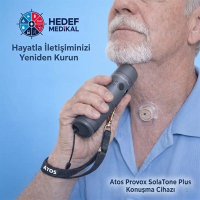 Atos Provox SolaTone Plus Tek Tuşlu Ses ve Ton Ayarlı Elektrolarenks Konuşma Cihazı