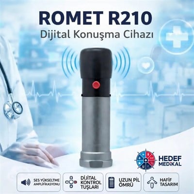 Romet R210 Ultra Hafif Dijital Ses ve Ton Ayarlı Elektrolarenks Konuşma Cihazı