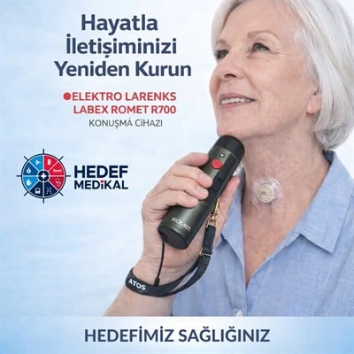 Romet R700 USB Şarj Edilebilir Dijital Ses ve Ton Ayarlı Elektrolarenks Konuşma Cihazı