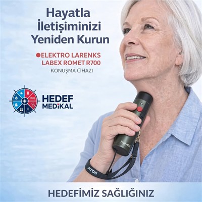 Romet R700 USB Şarj Edilebilir Dijital Ses ve Ton Ayarlı Elektrolarenks Konuşma Cihazı