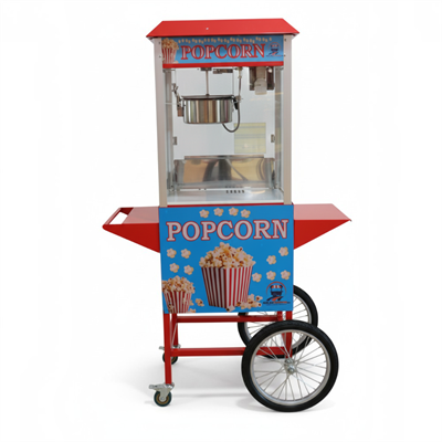 Arabalı Popcorn Mısır Patlatma Makinesi