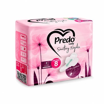 PREDO Lady Sanitary Napkins Maxi Kadın Pedi 9 Adet - Long