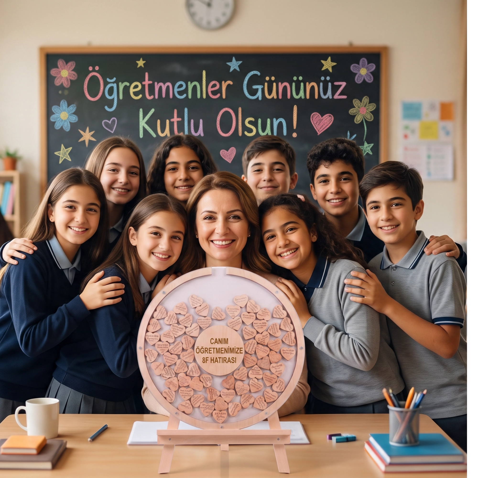 Öğretmenler günü anı kutusu