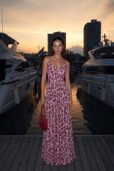 Kate Askılı Maxi Elbise Floral