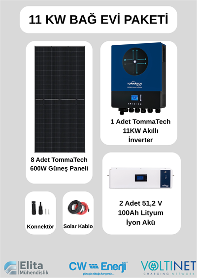 CW Enerji 11KW Bağ Evi Paketi L