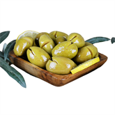 Green Kalamata Olives - 900 Gr