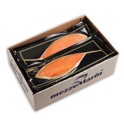 Frozen Smoked Salmon Trout Black Package - 1000 gr